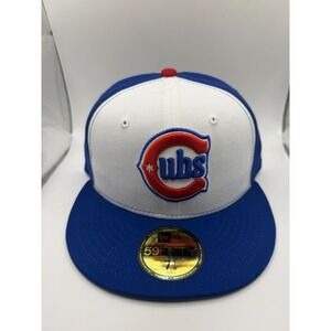 New Era 59Fifty Chicago Cubs2023 Alternate Fitted Hat White/Blue Size 7 1/8